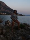 My MILF wife - little evening walk in Croatia - showing cunt, outdoor, public, upskirt 12
