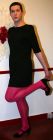 Dress & Pink opaque tights - original - 4595948329