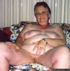 Granny naked on the couch