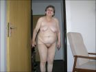 Nudist granny at home