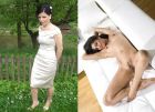Before-After , Dressed Undressed , Clothed -Unclothed , Wedding Bride Maria