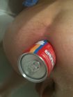 Ich mit Cola Dose im Arsch 10 (Juli 2012)