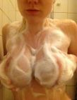 soaped tits
