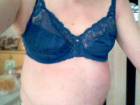 Navy blue bra