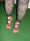 Thaigirls Feet in Stripper Sandals