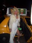 gang bang white gown taxi