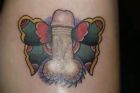 Butterfly Cock Tat