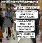 Christmas shopping hidden Bondage