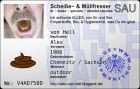 mein Scheißefresserausweis