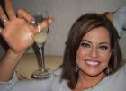Robin Meade with Glass of Cum