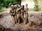 Muddy puddles