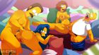 1577070 - Homer_Simpson Inusen Marge_Simpson Maude_Flanders Ned_Flanders The_Simpsons