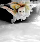 Girl diving