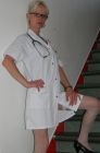 french blonde nurse exhib