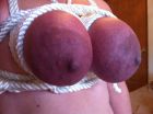 My tied up titties