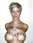 My name is fuck pig