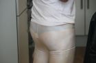 sh11filthy stinking lycra shorts piss and cumstained bulge