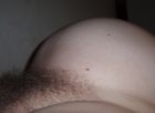 Cum on pregnant belly