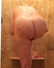 Ass bent over shower
