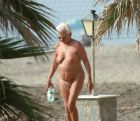 Granny on the beach