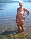 Granny in the lake