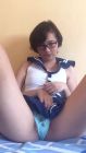 Nude Amateur Pics - Nerdy Asian Teen Striptease126