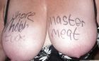 Dyslexic Master: whore Master fuck meat