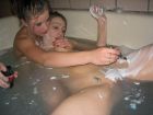 girls in pool bath or shower 204