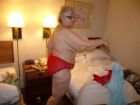 Carmen stripping at piss aprty