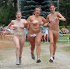 running nudists