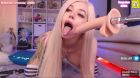 purple bitch dildo ahegao face slut