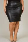 Plus Size Fitted Knee Skirt (1)