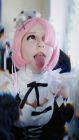 ahegao slut cosplay