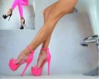 Super-Sexy-Neon-Court-Shoes-Elegant-Ladies-Party