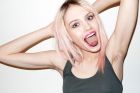 hairy armpits cute blond girl 2