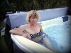 caro in jacuzzi