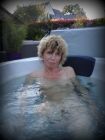 caro in jacuzzi