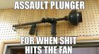 Assault plunger