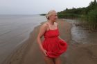 Jana Naked on the Beach