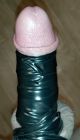This tight duct tape cock ready for my Mistress daily ride
