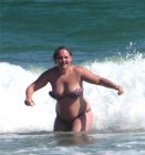 U.K. CURVY BEACH TEASE! X