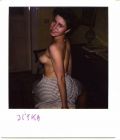 Pert tits on Polaroid