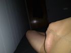 Cock stretching the nylons