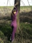 Anna Demeskho at the Tree