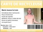 Carte de recycleuse