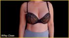 Wife stuns in hot black bra