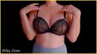 Wife stuns in hot black bra