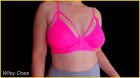 Wife stuns in hot pink bra