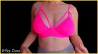 Wife stuns in hot pink bra