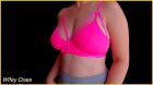 Wife stuns in hot pink bra